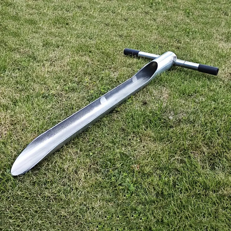 Tarière Manuelle En Métal Robuste – Outil De Creusage De Sol Pour Jardinage Et Plantation