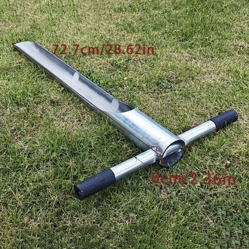 Tarière Manuelle En Métal Robuste – Outil De Creusage De Sol Pour Jardinage Et Plantation