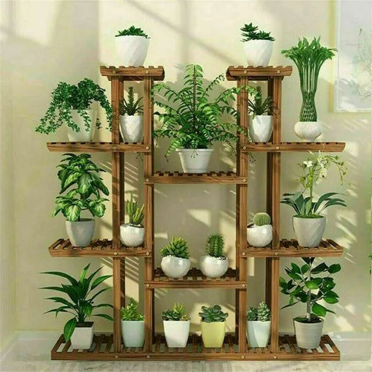 Porte Plante en Bois Multi-Étages "Lorea"