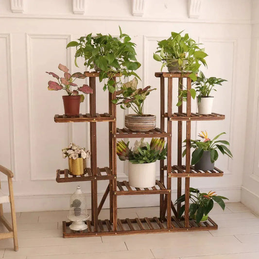 Porte Plante en Bois Multi-Étages "Lorea"