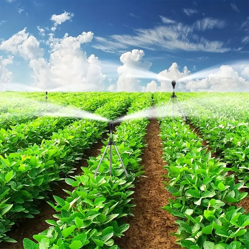 Arroseur De Jardin Rotatif 360° Sur Trépied – Lot De 2 Pour Une Couverture Complète