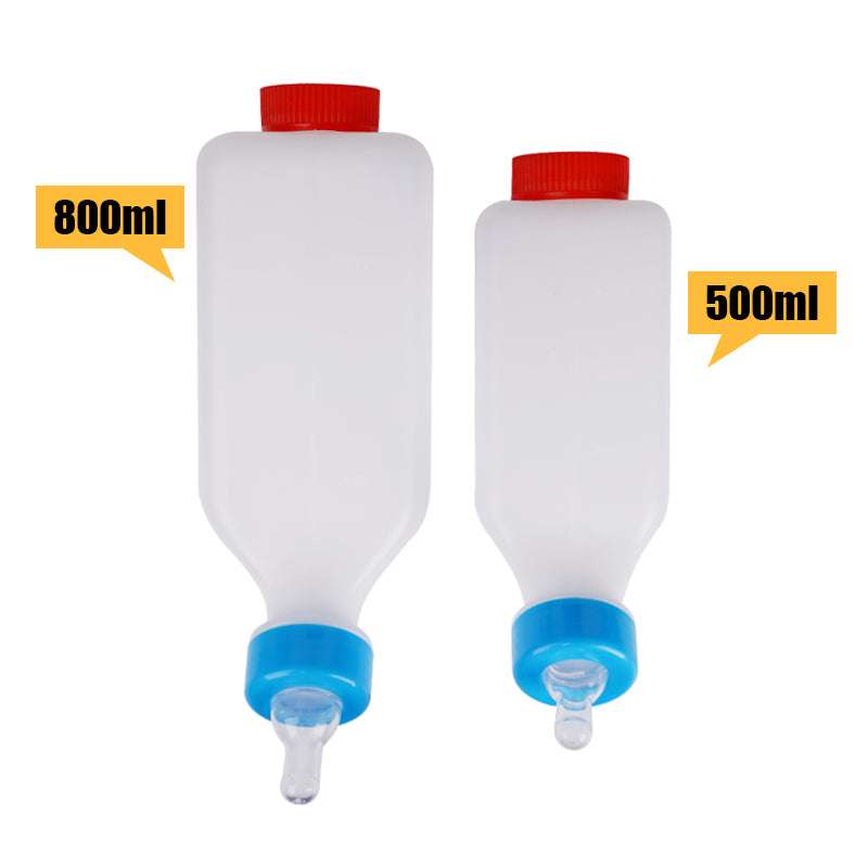 Biberon en Plastique pour lait d'Agneau de 500 ml et 800 ml