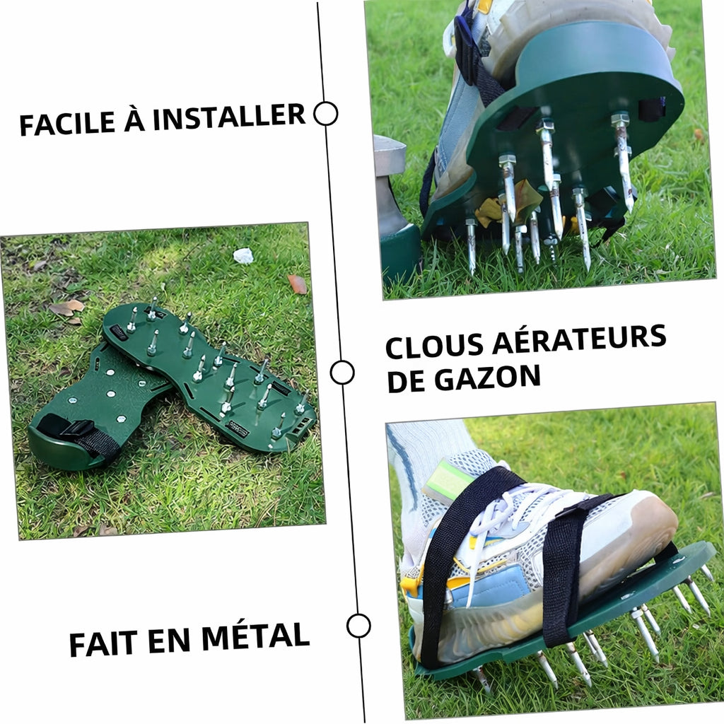 Chaussures Aérateurs de Gazon