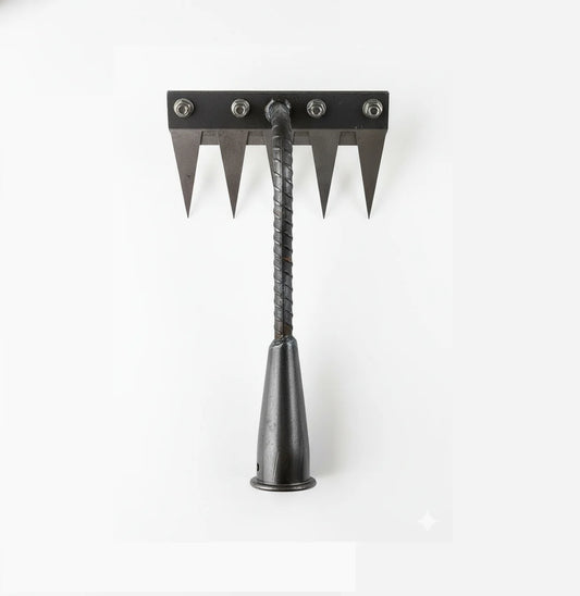 راطو فولاذي باسنان حادة يخترق التربة الصلبة و يزيال الاعشاب العنيدة