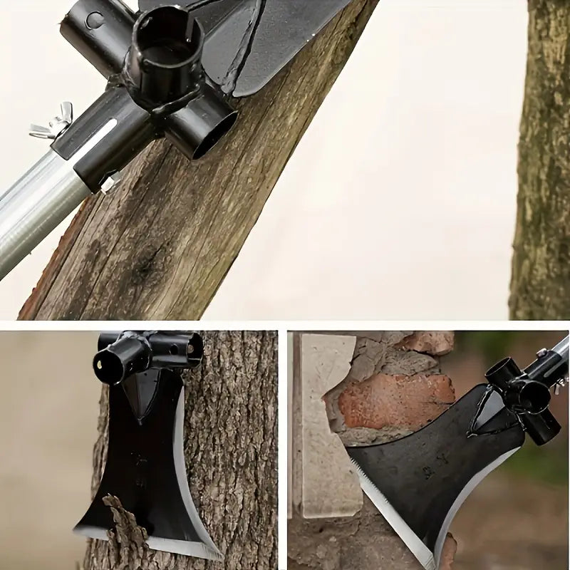 Hache, Pelle et Pioche Multifonctions pour Creuser, Couper et Camper