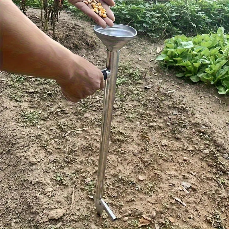 موزع بذور الحدائق المعدني قل وداعا للإنحناء