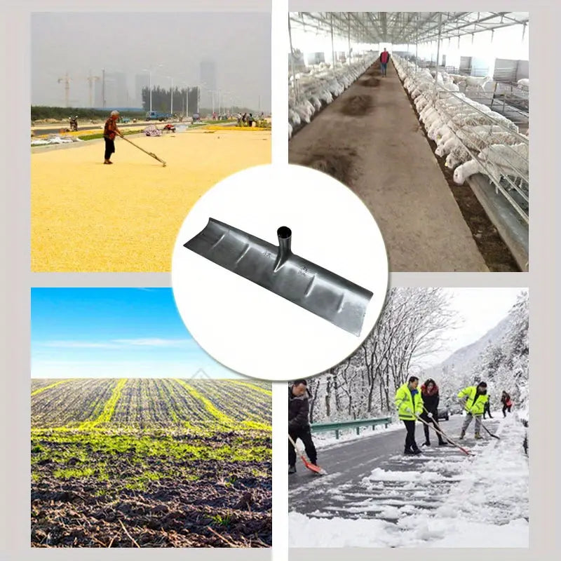 Grande Pelle Grattoir en Acier Robuste